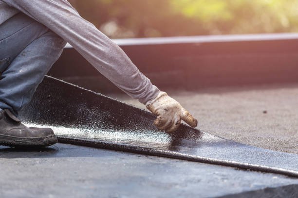 Professional Basement Waterproofing technician working in Mount Airy, NC